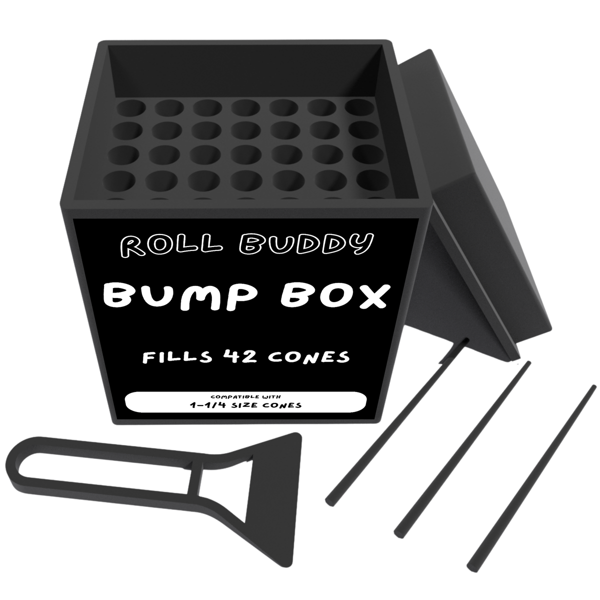 Roll Buddy - 42 Cone Bump Box - 1  1/4 Size Cone Packer